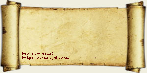 Jugoljub Džaković vizit kartica